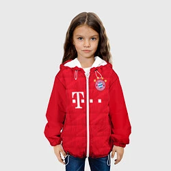 Куртка с капюшоном детская FC Bayern: Home 19-20, цвет: 3D-белый — фото 2