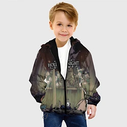 Куртка с капюшоном детская HOLLOW KNIGHT, цвет: 3D-черный — фото 2