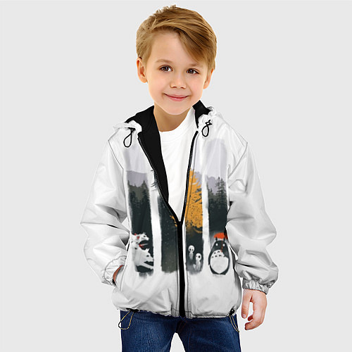 Детская куртка Хранители Леса / 3D-Черный – фото 4