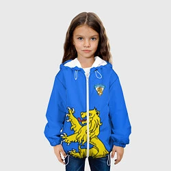 Куртка с капюшоном детская Сборная Финляндии, цвет: 3D-белый — фото 2
