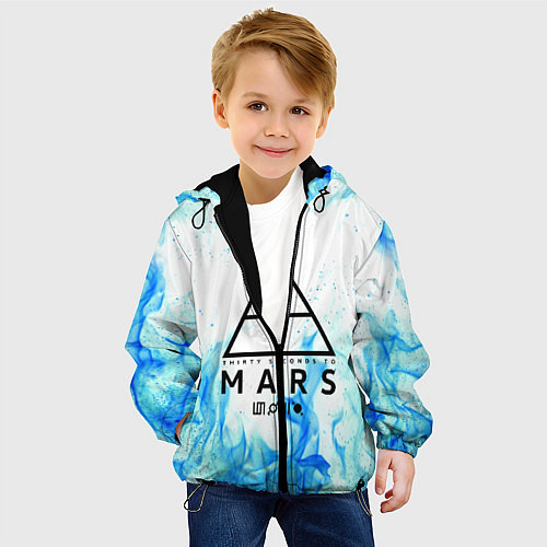 Детская куртка 30 SECONDS TO MARS / 3D-Черный – фото 4