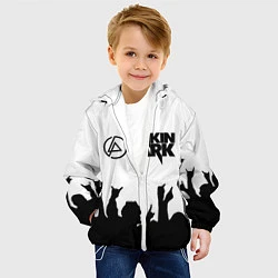 Куртка с капюшоном детская LINKIN PARK, цвет: 3D-белый — фото 2