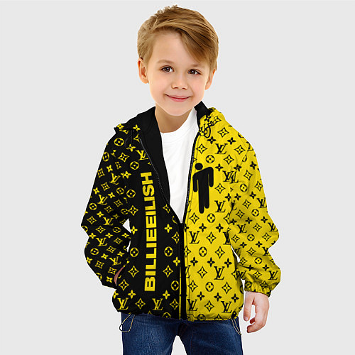 Детская куртка BILLIE EILISH x LV Yellow / 3D-Черный – фото 4