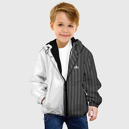 Детская куртка Двойной костюм / 3D-Черный – фото 4