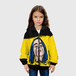 Куртка с капюшоном детская Billie Eilish, цвет: 3D-черный — фото 2