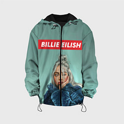 Куртка с капюшоном детская Billie Eilish, цвет: 3D-черный