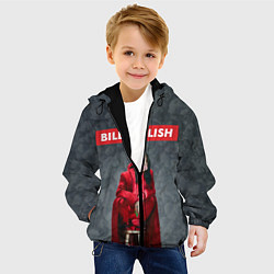 Куртка с капюшоном детская Королева Билли, цвет: 3D-черный — фото 2