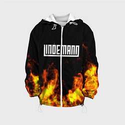 Куртка с капюшоном детская LINDEMANN: Flame, цвет: 3D-белый