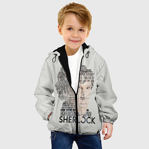 Детская куртка Sherlock / 3D-Черный – фото 4