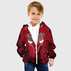 Куртка с капюшоном детская CHICAGO BULLS, цвет: 3D-белый — фото 2