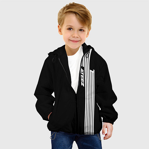 Детская куртка ATEEZ / 3D-Черный – фото 4