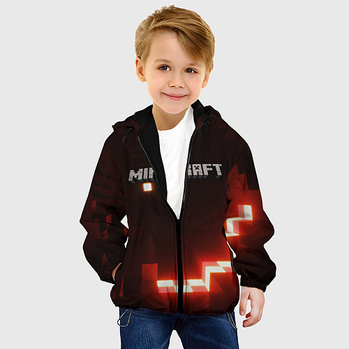 Детская куртка MINECRAFT / 3D-Черный – фото 4