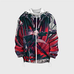 Куртка с капюшоном детская Arknights art, цвет: 3D-белый