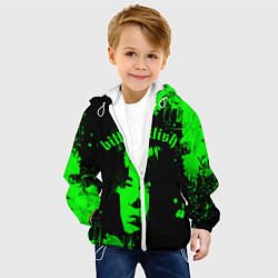 Куртка с капюшоном детская Billie eilish, цвет: 3D-белый — фото 2