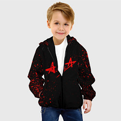 Куртка с капюшоном детская АлисА, цвет: 3D-черный — фото 2