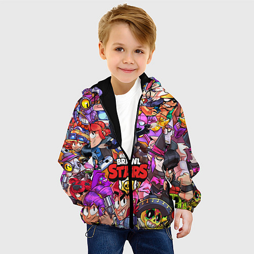Детская куртка BRAWL STARS CROW / 3D-Черный – фото 4
