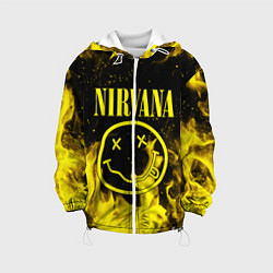 Куртка с капюшоном детская NIRVANA, цвет: 3D-белый