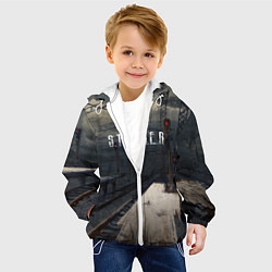 Куртка с капюшоном детская НОВЫЙ СТАЛКЕР, цвет: 3D-белый — фото 2