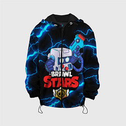 Куртка с капюшоном детская BRAWL STARS 8-BIT, цвет: 3D-черный
