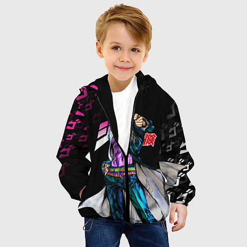 Детская куртка JOJOS BIZARRE ADVENTURE / 3D-Черный – фото 4