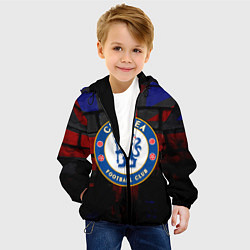 Куртка с капюшоном детская Chelsea, цвет: 3D-черный — фото 2