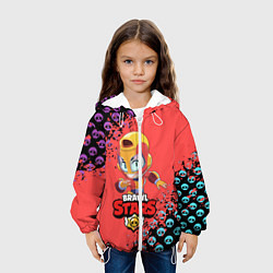 Куртка с капюшоном детская BRAWL STARS MAX, цвет: 3D-белый — фото 2