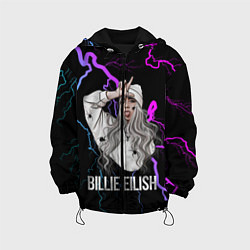 Куртка с капюшоном детская BILLIE EILISH, цвет: 3D-черный