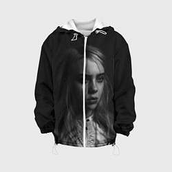 Куртка с капюшоном детская BILLIE EILISH, цвет: 3D-белый