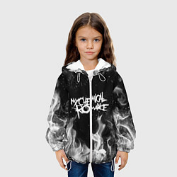Куртка с капюшоном детская My Chemical Romance, цвет: 3D-белый — фото 2