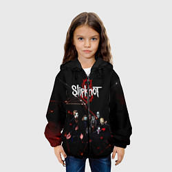 Куртка с капюшоном детская Slipknot, цвет: 3D-черный — фото 2