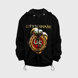 Куртка с капюшоном детская Whitesnake, цвет: 3D-черный
