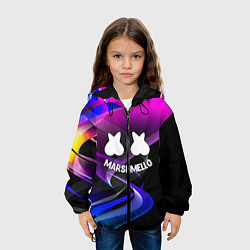 Куртка с капюшоном детская МАРШМЕЛЛОУ, цвет: 3D-черный — фото 2