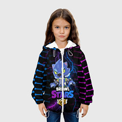 Куртка с капюшоном детская BRAWL STARS LEON ОБОРОТЕНЬ, цвет: 3D-белый — фото 2