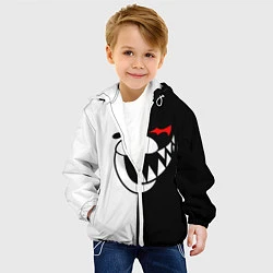 Куртка с капюшоном детская MONOKUMA КАПЮШОН, цвет: 3D-белый — фото 2