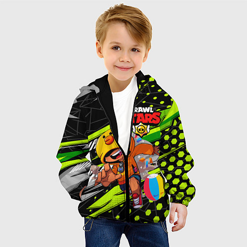 Детская куртка Brawl stars / 3D-Черный – фото 4