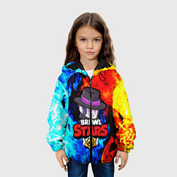 Куртка с капюшоном детская BRAWL STARS MORTIS, цвет: 3D-черный — фото 2