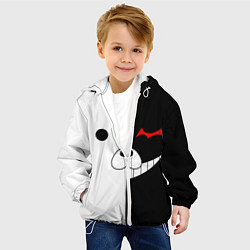 Куртка с капюшоном детская Monokuma, цвет: 3D-белый — фото 2