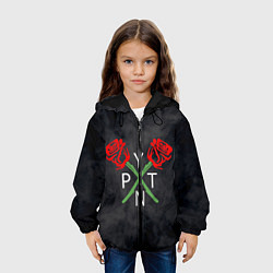Куртка с капюшоном детская Payton Moormeie, цвет: 3D-черный — фото 2