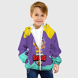Куртка с капюшоном детская BRAWL STARS BEA, цвет: 3D-белый — фото 2