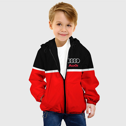 Детская куртка AUDI SPORT / 3D-Черный – фото 4