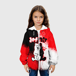 Куртка с капюшоном детская MONOKUMA, цвет: 3D-белый — фото 2