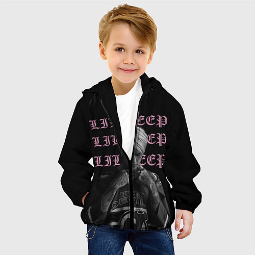 Детская куртка LiL PEEP / 3D-Черный – фото 4