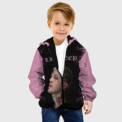 Куртка с капюшоном детская LiL PEEP, цвет: 3D-черный — фото 2