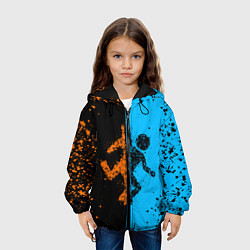 Куртка с капюшоном детская Portal, цвет: 3D-черный — фото 2