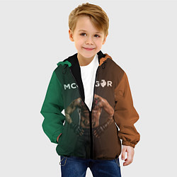 Куртка с капюшоном детская Conor McGregor, цвет: 3D-черный — фото 2