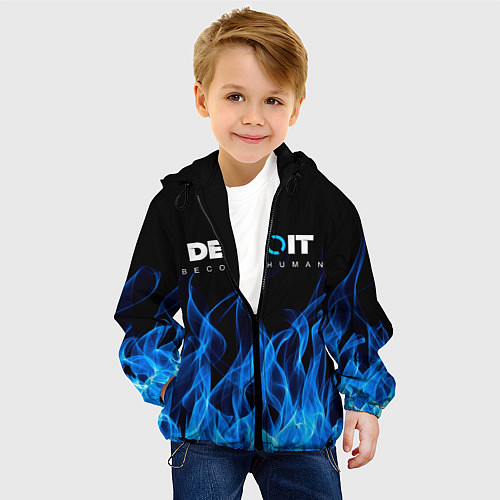 Детская куртка DETROIT: BECOME HUMAN / 3D-Черный – фото 4