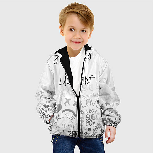 Детская куртка LIL PEEP / 3D-Черный – фото 4