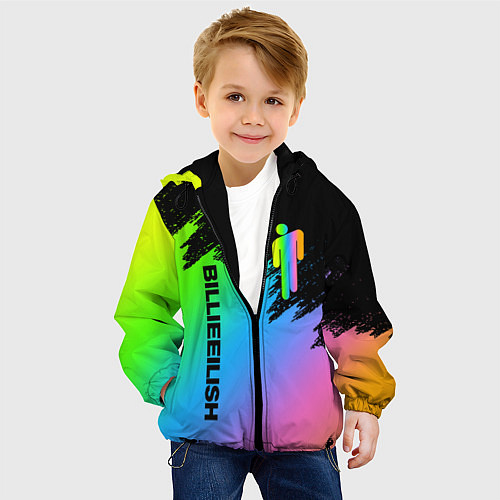Детская куртка BILLIE EILISH / 3D-Черный – фото 4