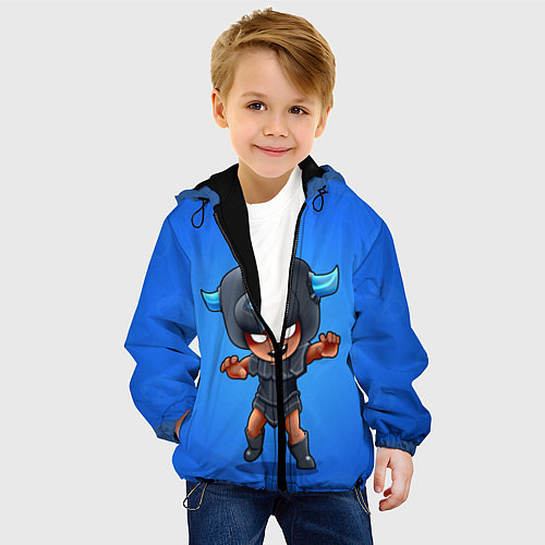 Детская куртка Бравл старс Нита / 3D-Черный – фото 4