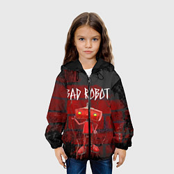 Куртка с капюшоном детская Bad Robot, цвет: 3D-черный — фото 2